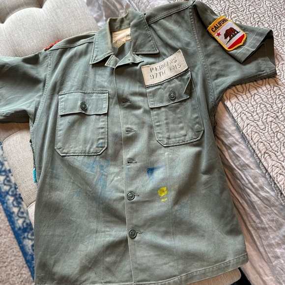 Upcycle Military Jacket H’mong Tribe (Size S) - Picture 5 of 16